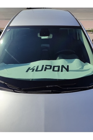 Kupon Baskılı Oto Göğüs Örtüsü Beyaz Havlu