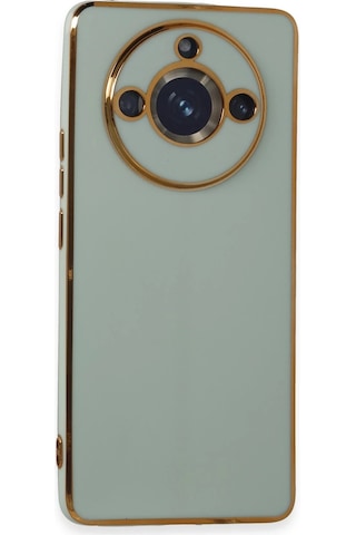Cosmotex Newface Realme 11 Pro Kılıf Volet Silikon - Açık Yeşil