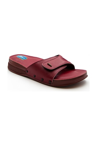 Dr.Comfort Ortopedik Halluks Walgus Cırtlı Kadın Terlik Dr.403-Bordo