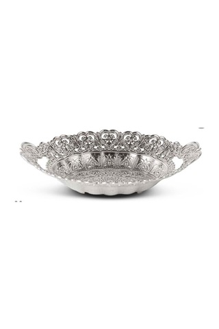 Motif Oval Hurmalık Gümüş Gümüş