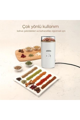 Elektrikli Kahve Çekirdeği/baharat Öğütücü Siyah