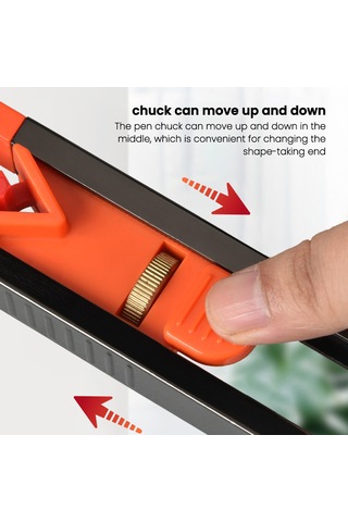 Geevorks Ağaç İşleme Ölçme Kontur Ölçer Kilitli Çok Fonksiyonlu Çok Renkli