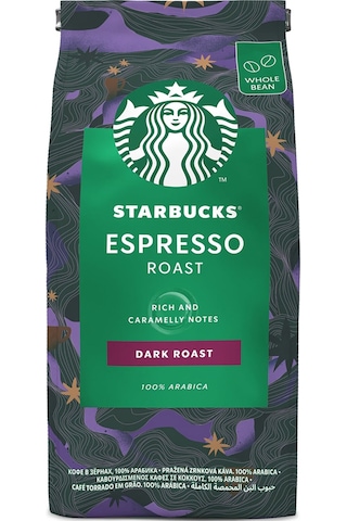 Starbucks Espresso Dark Roast Çekirdek Kahve 200 G