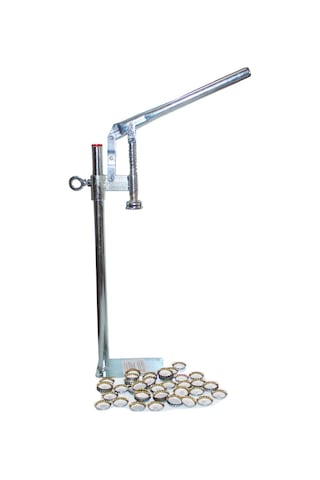 Büyük Boy Uğur Şişe Kapağı Kapatma Makinesi Presi 500 Kapak