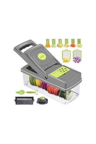 Pazly Mutfak Yardımcısı: Pratik Sebze Doğrayıcı & Kesme Makinesi İle Kolay Dilimleme Ve Doğrama Diğer