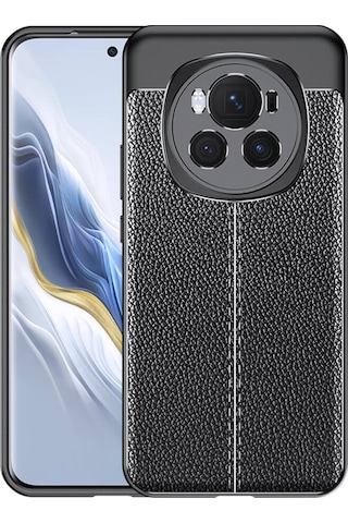 Mobilteam Honor Magic 6 Pro Kılıf Niss Silikon Kapak - Siyah Siyah