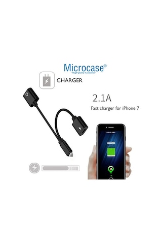 iOS Apple Uyumlu iPhone Lightning Splitter Şarj Ve Kulaklık Çevirici Ikd104