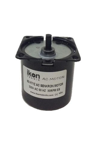 60KTYZ 14W 30RPM, Kağıt Sarma Aparatı AC Senkron Motoru