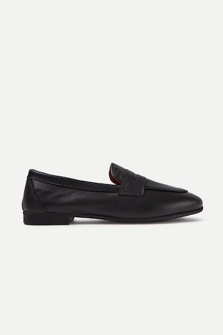 Mubiano Hakiki Deri Collection Kadın Loafer & Babet Siyah -mcmng12103-s Siyah