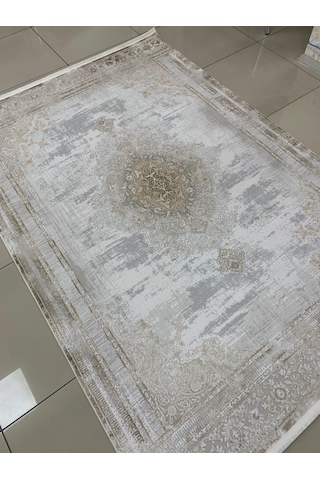 Merinos Halı Therapy 79820 070 Serisi Akrilik Salon Oturma Yatak Odası Halısı Gri - Kahve