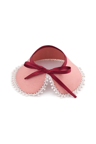 Rakerplus Vintage Tarz Kurdeleli Pembe Kız Çocuk Yakalık