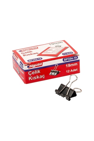 Bigpoint Çelik Kıskaç 19 Mm 12'li Kutu