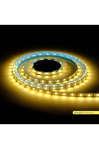 ACK Şerit LED 60 Led'li 3000K Günışığı 7W 5 Metre AS01-00800