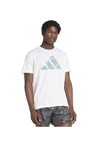Whıte Adidas Erkek Koşu - Yürüyüş T-shirt Adi365 E Bl T M Jm5740 Beyaz