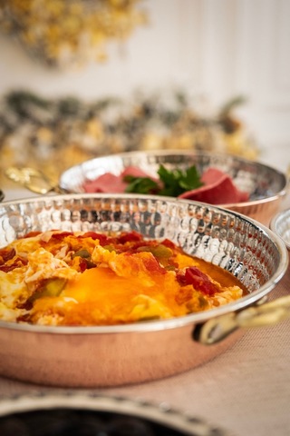 Bakır Tava 3'lü Set Bakır