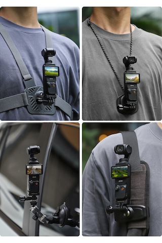 Hombey Osmo Pocket 3 İçin Çift Arayüzlü Hızlı Montajlı Alüminyum Eklenti: Çok Fonksiyonlu Genişletme Adaptörü