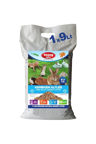 Bonnynice Bonny Nice Doğal Pelet Ginepig Kafes Altlığı 5 Kg 10 Lt 1 Adet