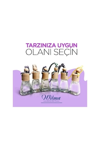 Wilma Secret 8cc Askılı Oto Kokusu Odunsu 5 Adet