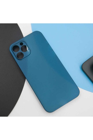 Apple iPhone Uyumlu 12 Pro Max Btbm 1.kalite Pp Silikon saks Mavi