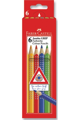 Faber Castell Jumbo Grip Boya Kalemi 6 Renk