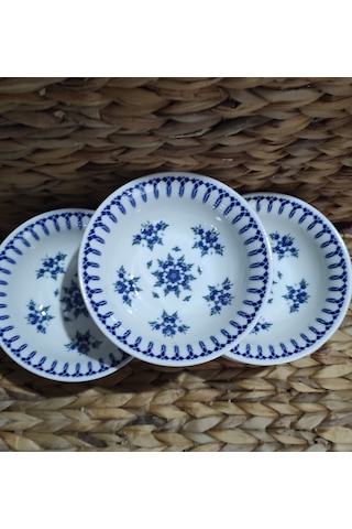 Güral Porselen Ada 16 Cm Küçük 12 Adet Çukur Yemek Tabak