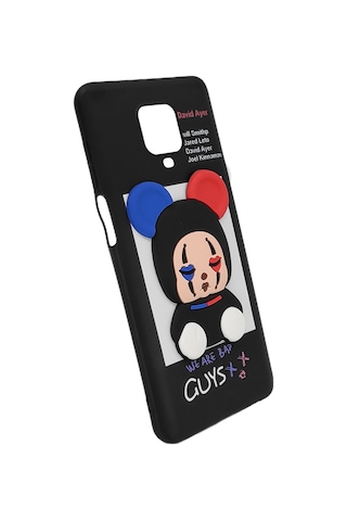 Nettech Xiaomi Redmi Note 9 Pro Uyumlu Three D Case Seri Arka