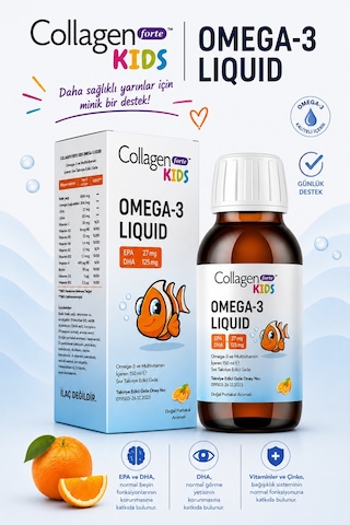 Collagen Forte Omega-3 Kids Liquid 150 ML