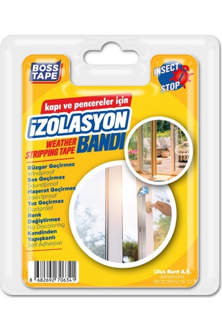 Kapı altı Rüzgar Böcek Toz Soğuk Önleyici Bant En:35mm Boy:2,5m