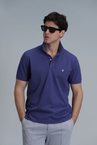 Lufian Erkek Laon Smart Polo T-shirt 111040164 Yeşil Mor