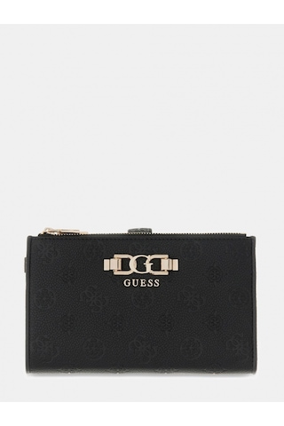 Guess Anise Çift Fermuarlı Organizer Kadın Siyah Cüzdan Swpd9916157-blo