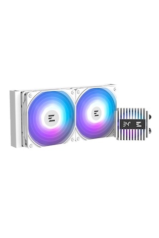 Zalman Alpha2 A24 Beyaz 71 Cfm 2x120mm Argb Amd/ıntel Lga1700 240mm Sıvı Soğutucu