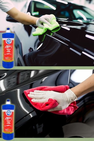 2li Set Wax Pasta Cila Sıvısı, Oto Araç Parlatıcı Wax 1 Litre