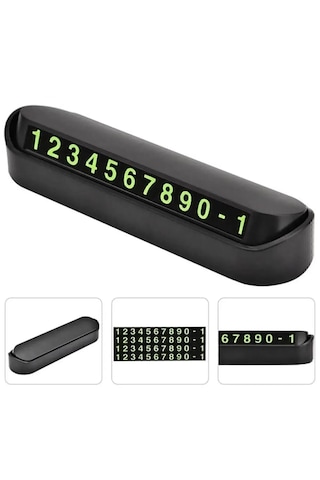 Vipstreet Tüm Araçlara Uyumlu Araç Numaratör Araba Telefon Numara