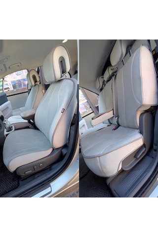 Bod Hyundai Ionıq 5 Oto Koltuk Koruyucu Kılıf Marin Serisi Gri İoniq 5