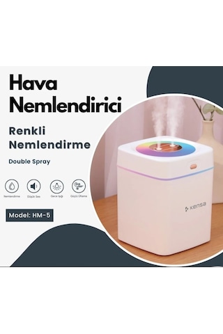 Kensa HM5 RGB Led 3000 ML Ultrasonik Hava Nemlendirici Buhar Makinesi
