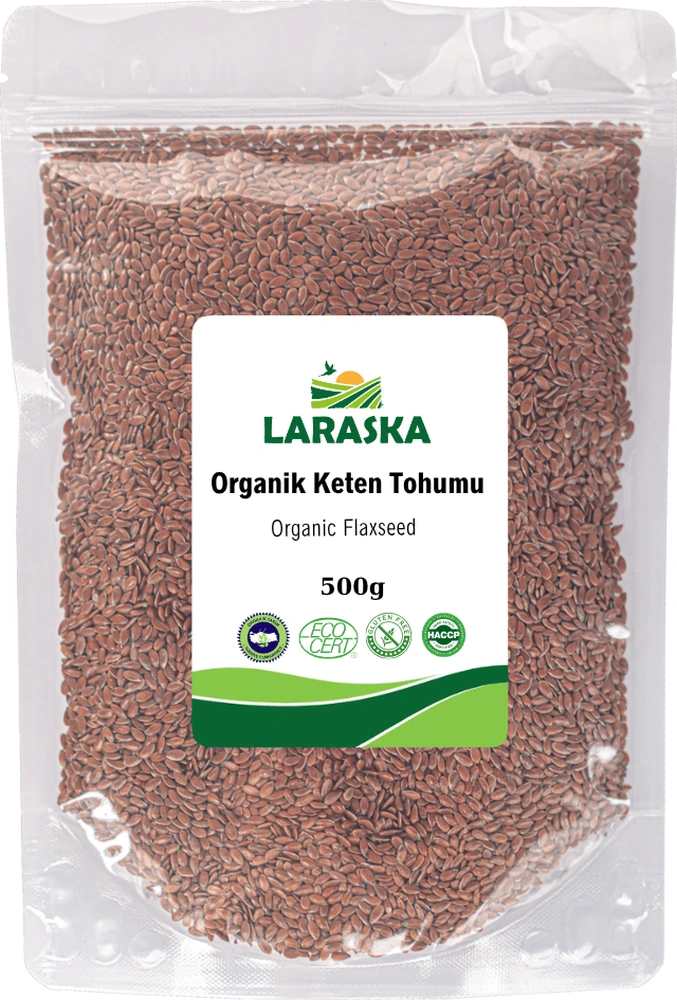Organik Keten Tohumu 500g Organic Brown Flaxseed