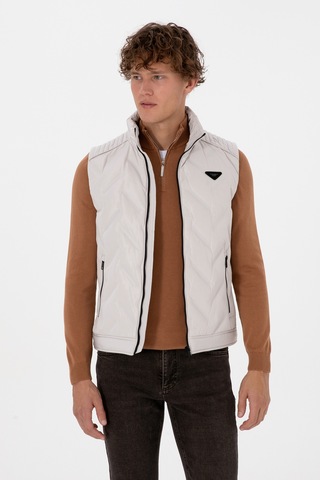 U.s. Polo Assn. Erkek Yelek Dokuma 50310304-vr256 İnci