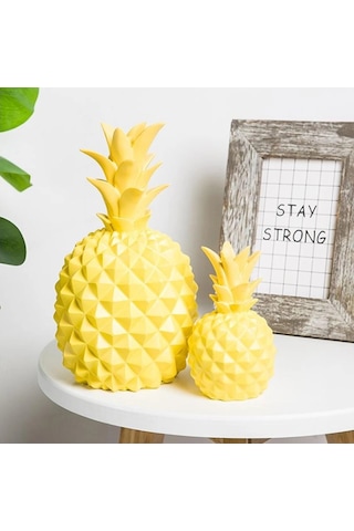 Gece Lambası Ananas Şeklinde Desenli Büyük Boy Pil İle Çalışan Masa .