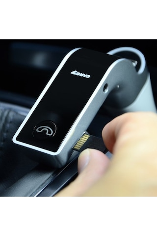 Bluetooth Araç Kiti Car-g7 Fm Usb Girişli Transmitter Carg7 Gri