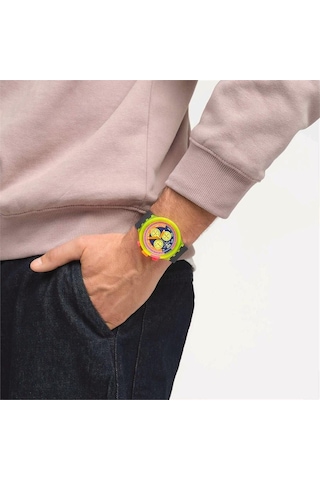 Swatch Neon To The Max Sb06j100 Kol Saati Sarı