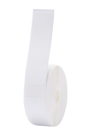 Moveevo Gümüş Ve Jadeiçi İçin Isı Teknolojili Etiket Kağıdı - Suya Dayanıklı, Kesilmez, Kolay Asma, 14x50-130 Beyaz 1 Rulo