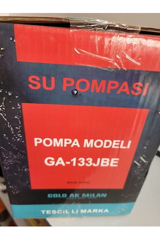 Gold Ak Milan Su Pompasi 3 Bar