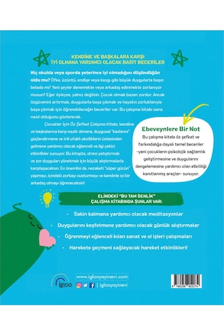 Çocuklar İçin Öz Şefkat Çalışma Kitabı