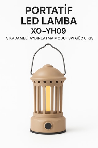 Yh09 Taşınabilir Led Işık 3 Kademeli Işık Modu 3w Güç Çıkışı