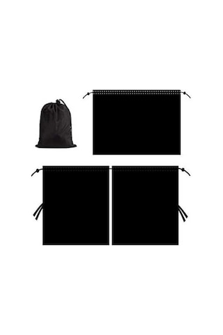 Dancemonkey Cbtx 190 T Ipek Kumaş Araba Bölme Perdesi, 2 Arka Pencere İle Gizlilik,