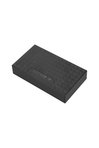 Fosenze 5 Port 10/100 Mbps Ethernet Switch, Otomatik Konfigürasyon, Led Aktivite Göstergesi, Enerji Tasarruflu, Siyah, Avrupa Standartı 100-240v