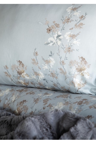 Çift Kişilik Briella Gri Yatak Örtülü Set Gri