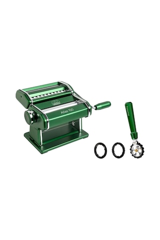 Marcato Atlas 150 Yeşil Makarna Makinesi + Pastawheel