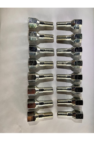 Tofaş Uyumlu Oem Bijon 16'lı Set 53mm Toplam Boy 30mm Diş Boyu Aa...