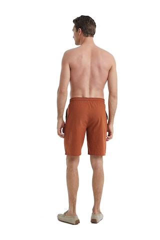 Blackspade Erkek Keten Şort 40460 - Kahverengi